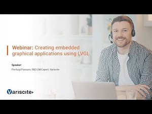 Webinar: Creating embedded graphical applications using LVGL