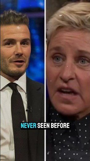 Ellen DeGeneres STUNS David Beckham LIVE — His Silence Says Everything