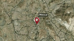 Mecca City Map Zoom Saudi Arabia Stock Footage Video (100% Royalty-free) 3505639705 | Shutterstock