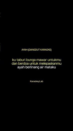AYAH (Dangdut Koplo Karaoke Version) Nada Cewek/Wanita dengan Lirik tanpa Vokal #dangdutkoplo