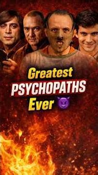 Greatest Psychopaths in Cinema 😱 | No.1 Will Destroy Your Mind | #viral #trending #shorts #yt