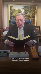 58K views · 8.5K reactions | “Thou therefore which teachest another, teachest thou not thyself?” —Romans 2:21 | Jeffrey R. Holland | Facebook