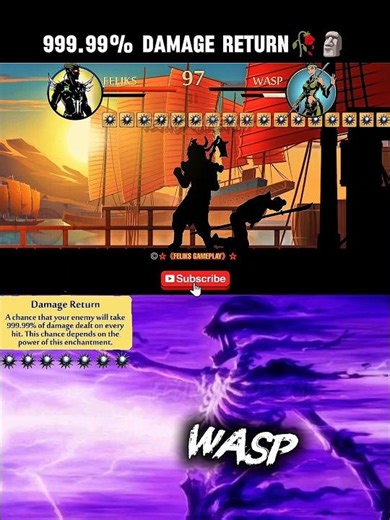 999.99% DAMAGE RETURN FOR WASP 🥀💀