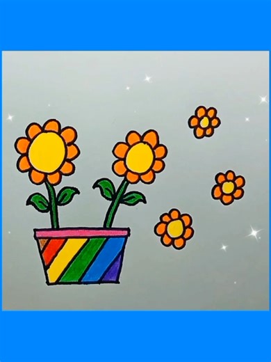 Cara Menggambar Bunga Matahari: Tutorial Langkah-demi-Langkah