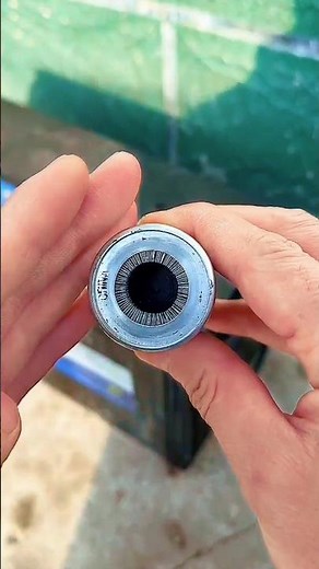 Stainless Steel Car Battery Terminal Cleaner Brush 🔋 Remove Corrosion Fast! #CarMaintenance #Shorts