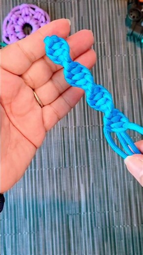 Easy Paracord pattern #shorts #easy #diy #craft #paracord #tutorial