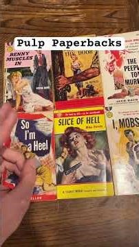 I love seeing pulp paperbacks in! #vintagebooks #pulp #bookseller