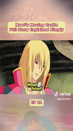 Howl’s Moving Castle Full Story Explained Simply (01) #HowlsMovingCastle #GhibliFilm #Anime #Explained #FYP