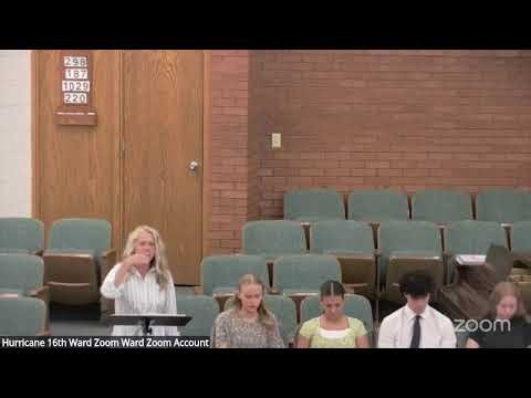 16th Ward Sacrament Meeting