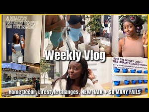 VLOG | Feeling EMOTIONAL, New HOME DECOR, WEIGHT LOSS, New Hair & more!