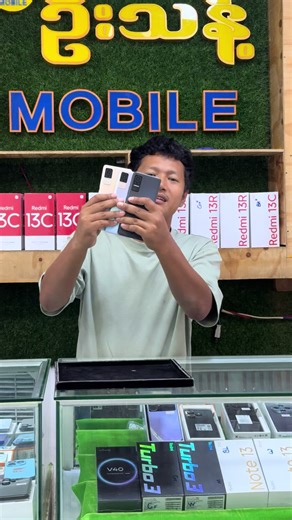 Showcasing Latest Xiaomi Smartphones in Retail Store