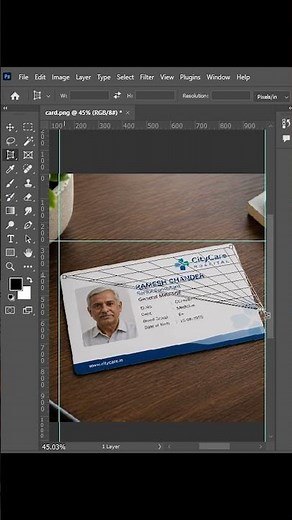 Correct Way to Crop Images in Photoshop | Beginner to Pro 🚀 #shorts #video #photoshop #crop