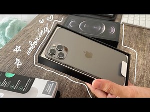 iPhone 12 Pro Graphite and accessories - Unboxing ASMR (ish)