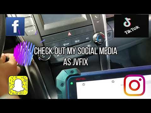 How to program chip and key fob on a 2012-2018 Toyota Camry using Autel IM608