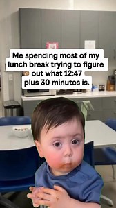 I swear time math is different on a lunch break. My brain said “not today.” ⏰😂 #WorkHumor #Relatable #LunchBreak #FunnyReels #OfficeLife | Work Memes