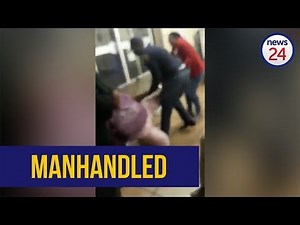WATCH: Woman manhandled by police after 'assaulting' officer over poor service