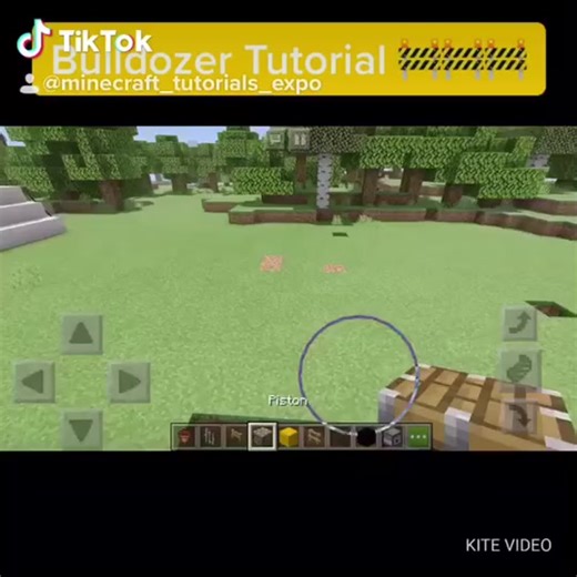 Bulldozer Building Tips in Minecraft
