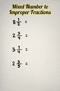 38K views · 1.5K reactions | Mixed Number to Improper Fraction and Vice Versa #math #mathtutor #TeacherGon | Ako si Teacher Gon | Facebook