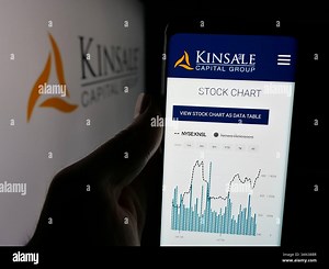 Stuttgart, Germany - 11-28-2024: Person holding cellphone with webpage of US insurance company Kinsale Capital Group Inc. on screen with logo Stock Photo - Alamy