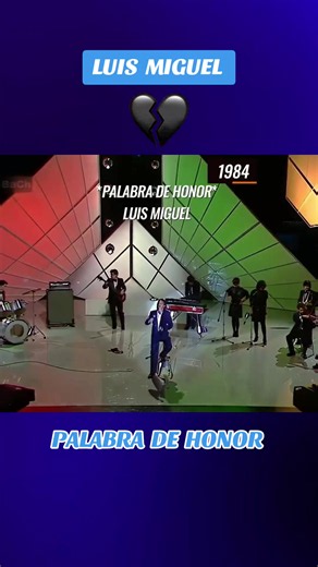 #poncharelo🇲🇽mx #luismiguel #romanticas #musica80 Luis Miguel Palabra De Honor 1984
