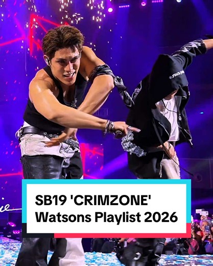 SB19 'CRIMZONE' Watsons Playlist 2026 at SM MOA Arena 5-31-2026 ✨Watch FULL PERFORMANCE in 4K on my YT Channel @KielskieOfficial ⚠️PLEASE DO NOT REUPLOAD ON ALL SOCIAL MEDIA PLATFORMS. Share the link of the video instead. Reaction videos, stories, and My Day are okay. Thank you. OWN THE MOMENT SB19 @SB19 Official #SB19 #SB19atWatsonsPlaylist2026