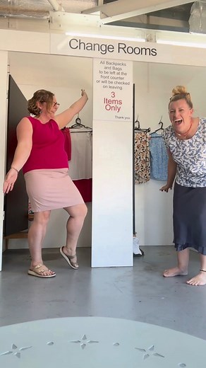 👗 OP SHOP CHAOS: ACTIVATED! Outfits = rogue. Spirits = sky high. Fashion sense = well, let’s just say “creative” 😅 The Alice Springs Show team took the Op Shop Challenge to new levels of fabulous disaster - closing our eyes to pick an outfit never looked so… good? 😂 Who wore it best? (Trick question - absolutely no one.) Stay tuned for what may be the best Melbourne Cup Day fashions... #AliceSpringsShow #OpShopChallenge #ThriftShopChic #clinkerschallenge | Alice Springs Show