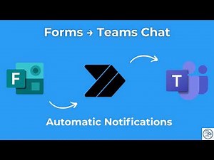 How to Send Microsoft Forms Responses to a Teams Chat | Power Automate Tutorial