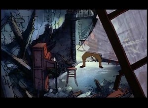 Benny finds a piano while on patrol in Nazi Germany.. | Ralph Bakshi