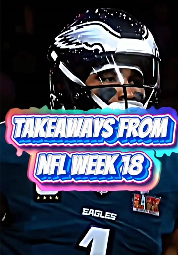 Takeaways From NFL Week 18!! #nfl #sports #football #viral #fyp