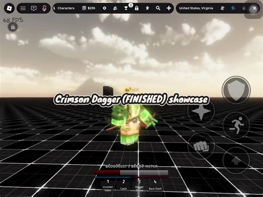Crimson Dagger Showcase in Roblox