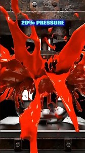 Metallic Spheres & Hydraulic Press Vs Last One💀 #satisfying #3danimation