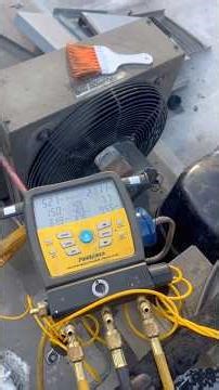 Walk-in repair #hvac #refrigeration #hardwork #refrigerant
