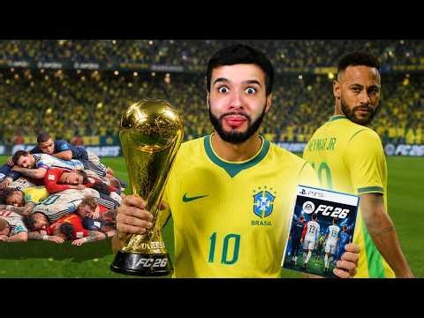 I played the World Cup mode in FC 26 and helped Neymar win the sixth title! 🇧🇷🤩