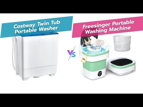 COSTWAY Twin Tub vs 16L Mini Foldable Washer: Portable Washer Showdown 🧺💡 | BuySmart
