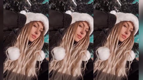 10 PCS Clip in Dreadlocks Hair Extensions, 24 inch Synthetic Dreads Extensions, Thin Straight Dreadlock for White Women(pink)