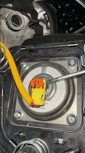Steering wheel airbag connector removal #shortvideo