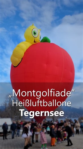 Ausflüge: München - Oberbayern on Instagram: "(Anzeige) Noch bis zum 8. Februar könnt ihr die phantastische „Montgolfiade“ besuchen, das kostenlose 🎈 Heißluftballon-Festival in Bad Wiessee, direkt am Tegernsee. Täglich finden Heißluftballonstarts je nach 🌤️ Wetterlage statt. Wenn ihr Lust habt, könnt ihr selbst einen Flug buchen (kostenpflichtig). Die Startzeiten und Orte werden mehrmals täglich aktualisiert (www.tegernsee.com/montgolfiade) und finden zwischen Warngau bis Rottach-Egern statt. 