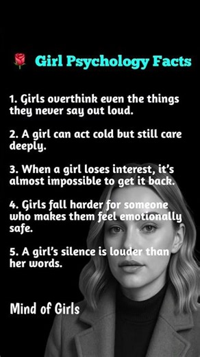 🌹 Girl Psychology Facts You Must Know (Female Mind Explained)