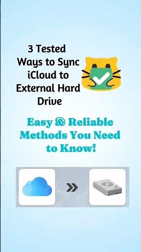3 Tested Ways to Sync iCloud to External Hard Drive
