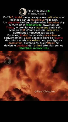 Le secret nucléaire que Kodak a découvert... 2 fois.