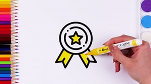 Draw and color to learn colors fast