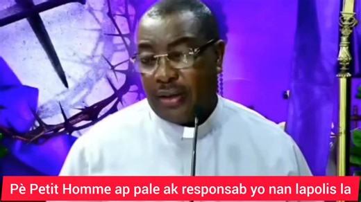 Pè Petit Homme voye mesaj bay responsab lapolis yo ,sou kalite fomasyon yap bay nan lapolis la. VIP TV Network Haiti