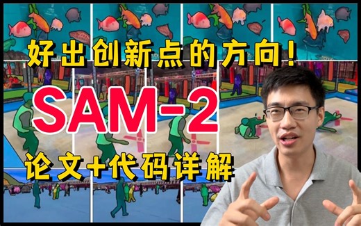好出创新点的方向终于来了！分割一切的SAM-2模型，论文与代码详解，轻松登Nature！