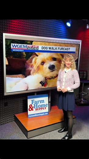 Warmest day out of the next 7 will be tomorrow. #wednesday More details ➡️ www.wgem.com/page/first-alert-weather-now/