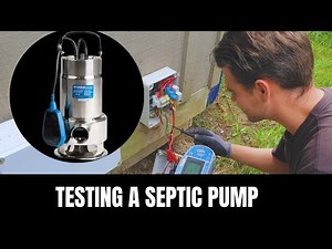 HOW TO test a SEPTIC PUMP Fault? 😬 #electrician