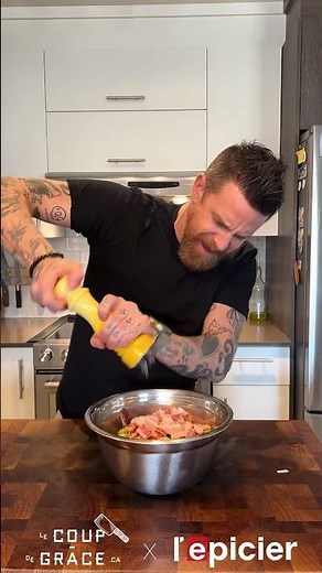 Choux de Bruxelles rôtis au bacon, moutarde & sirop d’érable