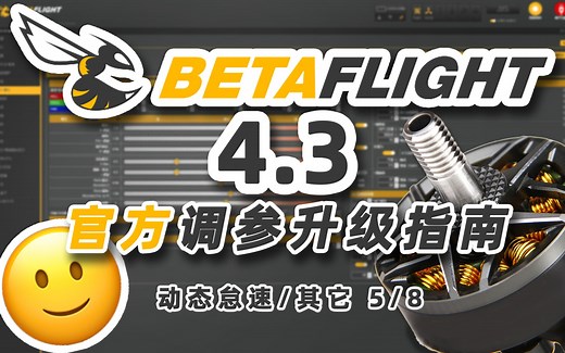 【Betaflight 4.3 教程】彻底解决穿越机洗桨 从此飞行如丝般顺滑（5/8）