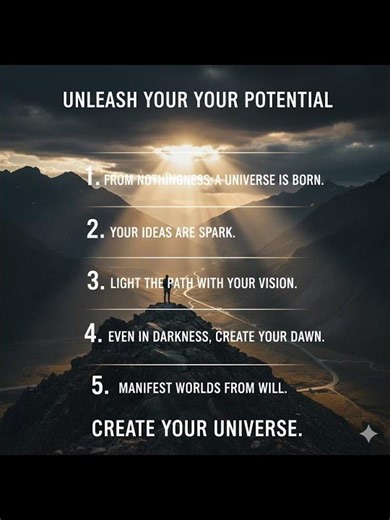 UNLEASH YOUR POTENTIAL, #motivation