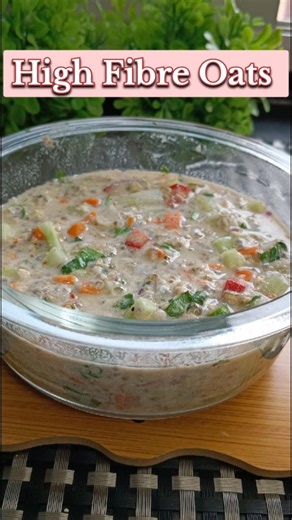 🌾✨ High Fibre Oats Recipe | Quick & Nutritious #recipe #food #trending#shorts #shine cook