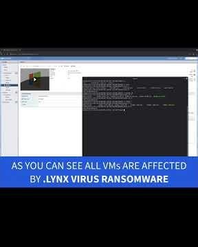 Lynx ESXi Virus Ransomware Removal and Decrypt Files | .lynx ESXi Recovery #ransomware #decryption